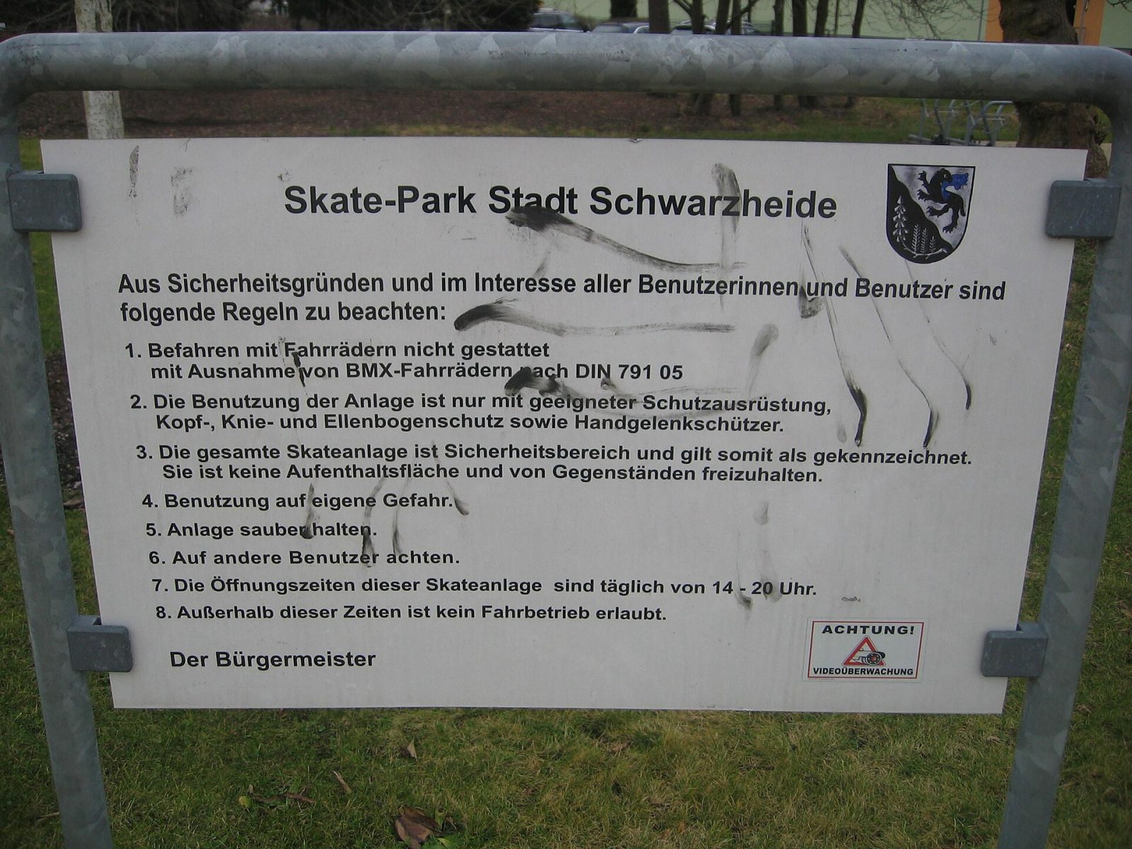 Skateboard und BMX Areal