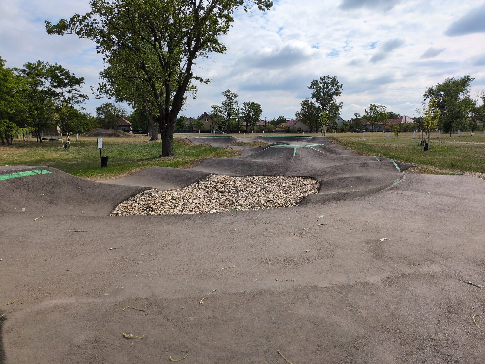 Pump track in Orgovány